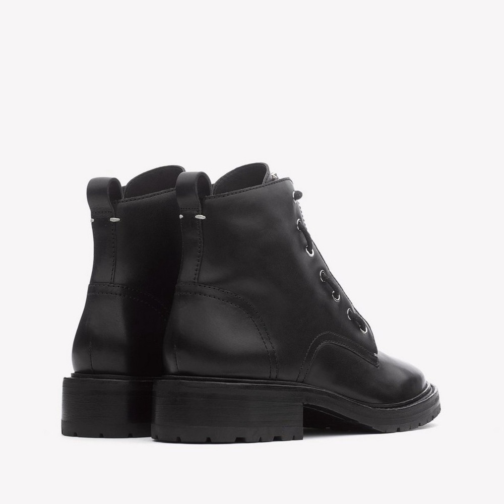 RAG & BONE Cannon Leather Combat Lace Up Boots Size 6 (euro 36.5) - Picture 3 of 10